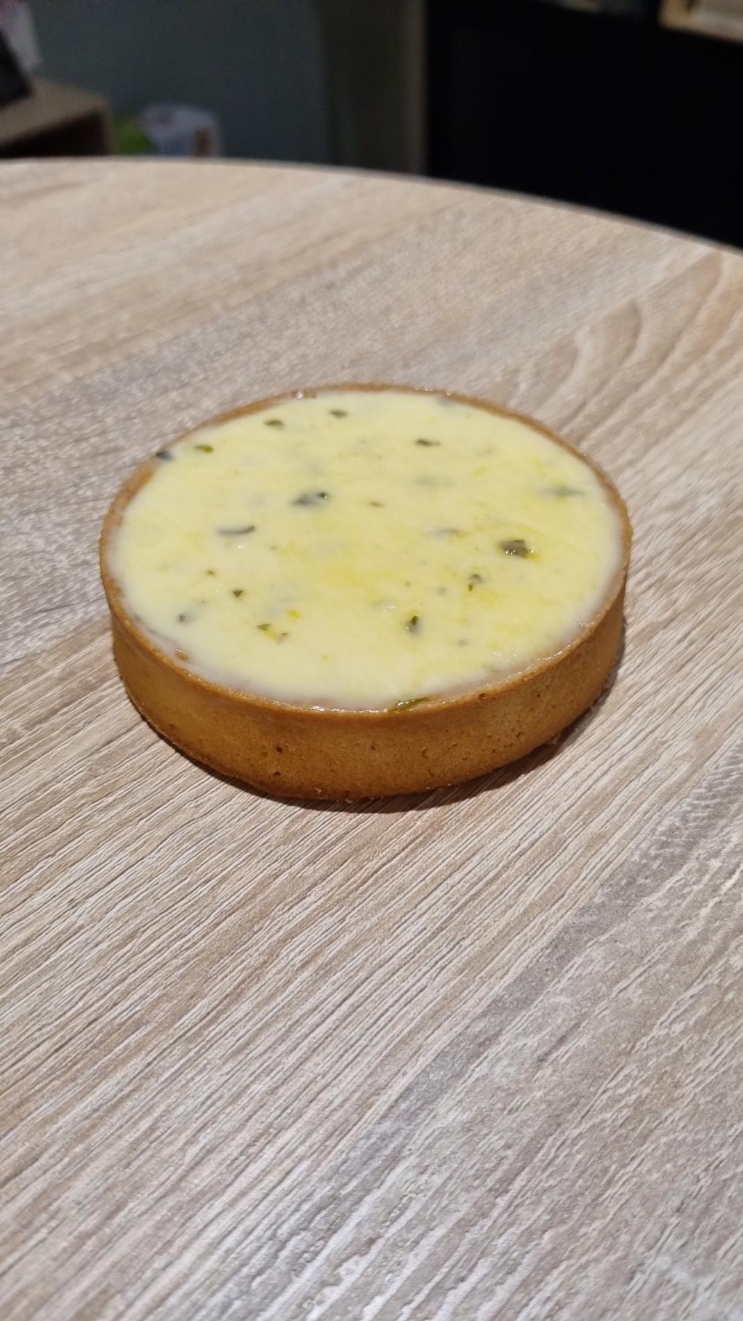 Tarte citron vert basilic