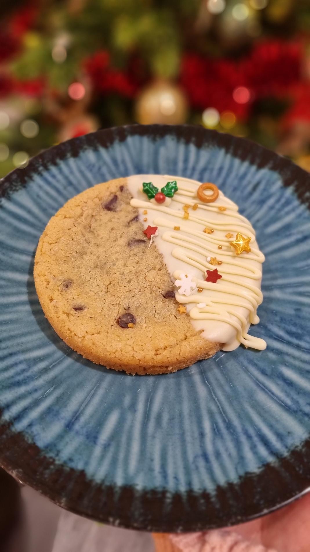 Cookie cœur Nutella & chocolat blanc