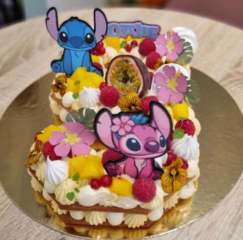 Letter Cake S Passion Mangue Framboise