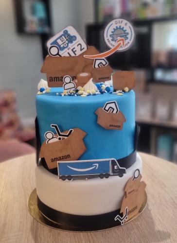 Gâteau personnalisé Amazon