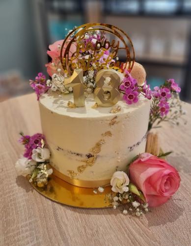 Gâteau personnalisé 18 ans