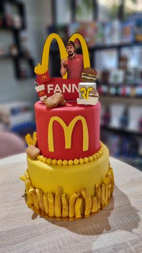 Gâteau personnalisé Mc Donald