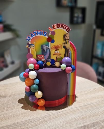 Gateau personnalisé Vice et Versa