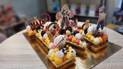 Letter Cake M 3 Chocolats