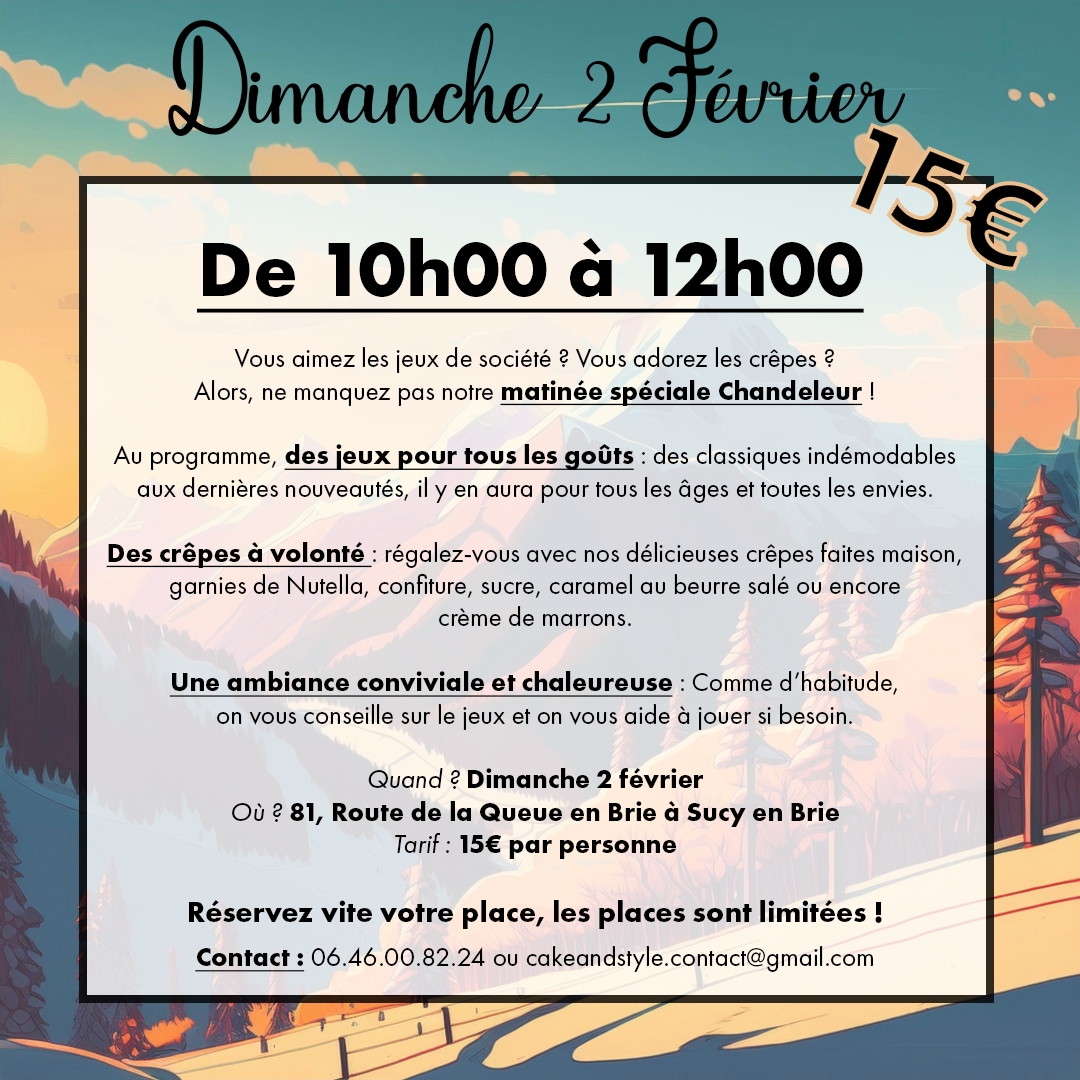 Planning Février