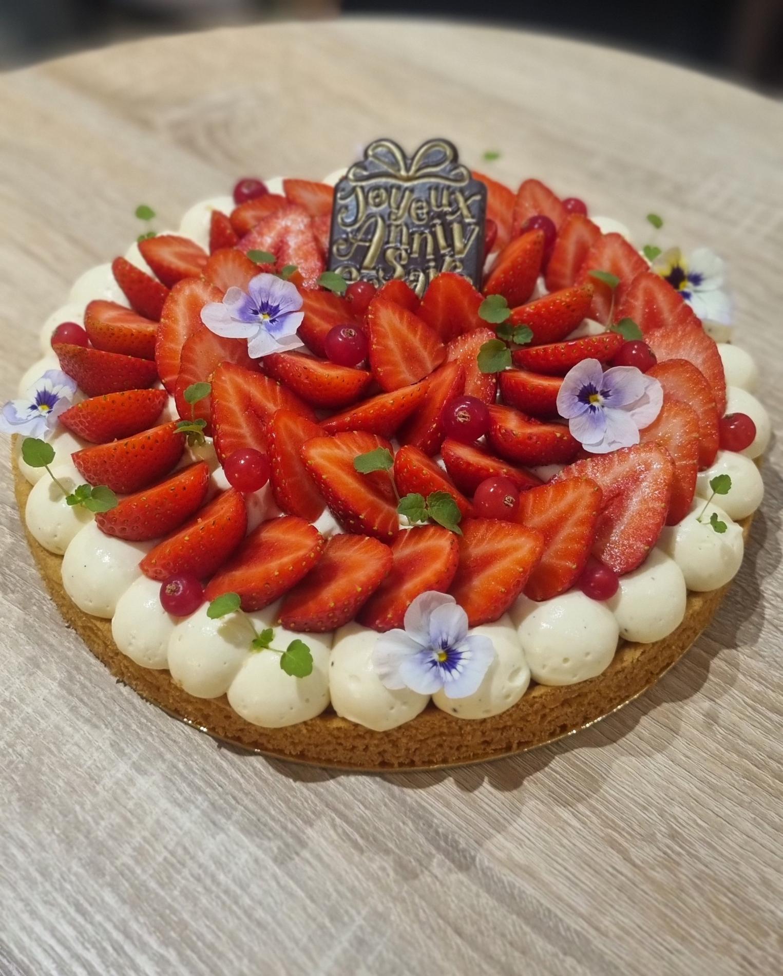 Tarte aux Fraises - 6 pers.